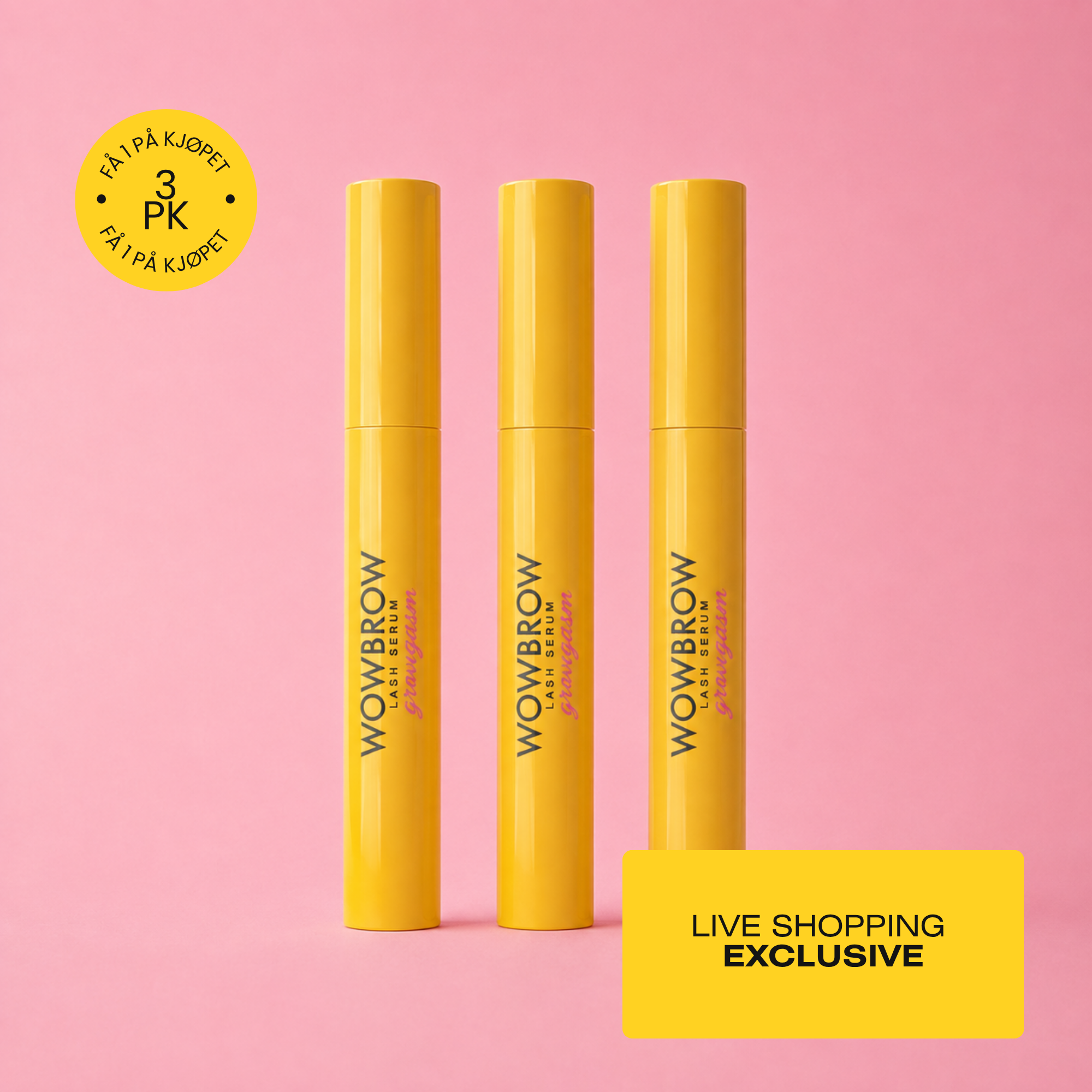 Grow Gasm Lash Serum 3pk